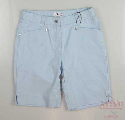 New Womens Daily Sports Lyric Shorts 2 Blue MSRP $138