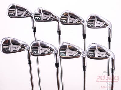 Callaway Rogue Pro Iron Set 4-PW AW Nippon NS Pro 1050GH Steel Stiff Right Handed 38.25in