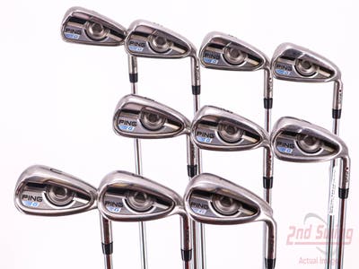 Ping 2016 G Iron Set 4-PW AW SW LW AWT 2.0 Steel Stiff Right Handed Maroon Dot 39.0in