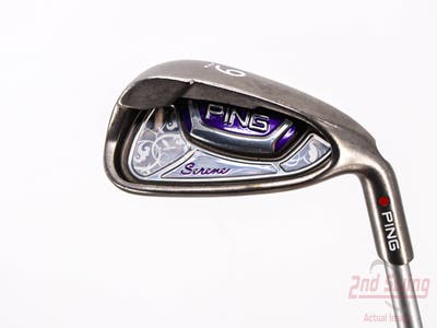 Ping Serene Single Iron 9 Iron Ping ULT 210 Ladies Graphite Ladies Right Handed Red dot 35.75in