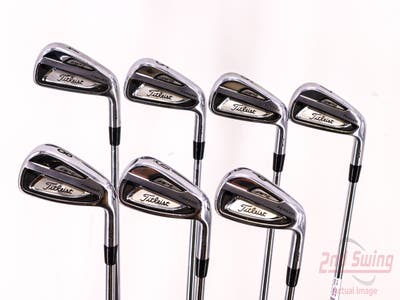 Titleist 714 AP2 Iron Set 4-PW Project X Rifle 6.0 Steel Stiff Right Handed 38.25in