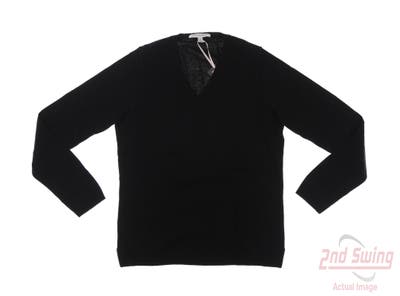 New Womens Fairway & Greene Sweater Small S Black MSRP $186
