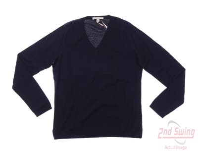 New Womens Fairway & Greene Sweater Medium M Blue MSRP $186