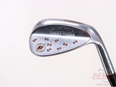 Titleist Vokey TVD Chrome Wedge Lob LW 58° M Grind Dynamic Gold Tour Issue Steel Wedge Flex Right Handed 35.25in
