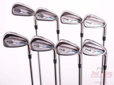 Ping 2015 i Iron Set 4-PW AW Ping CFS Distance Steel Stiff Right Handed Red dot 38.25in