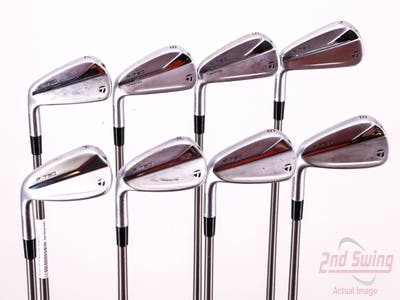 TaylorMade 2021 P790 Iron Set 4-PW AW Aerotech SteelFiber i95 Graphite Stiff Left Handed 39.0in