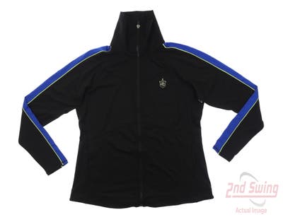 New W/ Logo Womens Jo Fit Jacket Large L Black MSRP $121