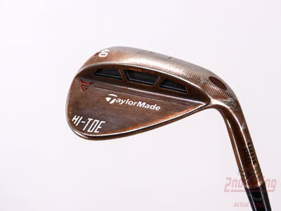 TaylorMade Milled Grind HI-TOE Wedge Lob LW 60° 10 Deg Bounce Project X LZ 6.0 Steel Stiff Right Handed 35.0in
