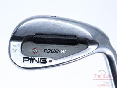 Ping Tour-W Brushed Silver Wedge Gap GW 52° 12 Deg Bounce W Grind Ping AWT Steel Stiff Right Handed Red dot 36.0in