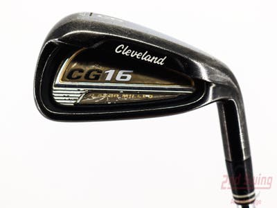 Cleveland CG16 Black Pearl Single Iron 6 Iron Cleveland Traction 85 Steel Steel Stiff Right Handed 38.5in