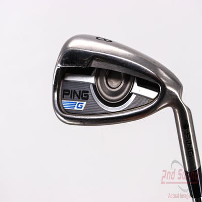 Ping 2016 G Single Iron 8 Iron AWT 2.0 Steel Stiff Right Handed Black Dot 36.75in