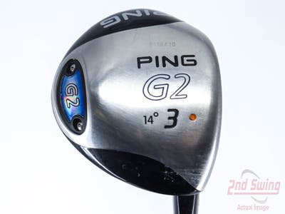 Ping G2 Fairway Wood 3 Wood 3W 14° Ping TFC 100F Graphite Regular Right Handed 43.0in Orange Dot