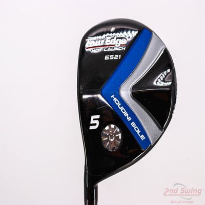 Tour Edge Hot Launch E521 Fairway Wood 5 Wood 5W Aldila Rogue Black 60 Graphite Regular Left Handed 41.5in