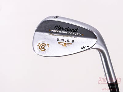 Cleveland 2012 588 Chrome Wedge Pitching Wedge PW 46° 8 Deg Bounce Dynamic Gold SL S300 Steel Stiff Right Handed 36.0in