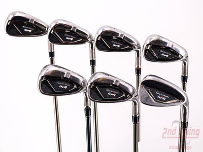 TaylorMade M4 Iron Set 5-PW AW UST Mamiya Recoil ES 460 Graphite Senior Right Handed 38.75in