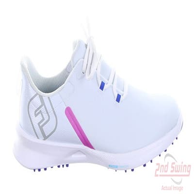 New Womens Golf Shoe Footjoy 2023 FJ Fuel Sport Medium 8 White MSRP $130 90127