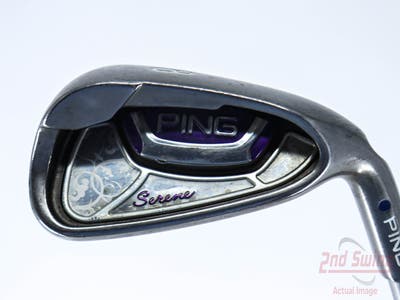 Ping Serene Single Iron 8 Iron Ping ULT 210 Ladies Lite Graphite Ladies Right Handed Blue Dot 36.5in