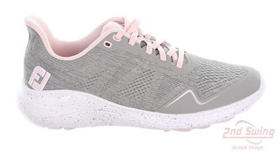 New Womens Golf Shoe Footjoy FJ Flex Medium 8 Gray MSRP $90 95716