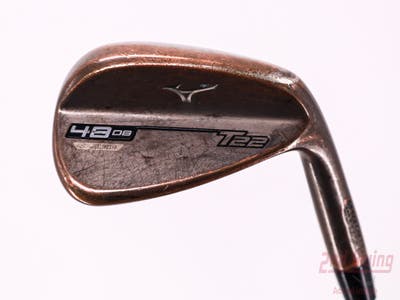 Mizuno T22 Denim Copper Wedge Pitching Wedge PW 48° 8 Deg Bounce S Grind KBS Tour 130 Steel X-Stiff Right Handed 36.5in