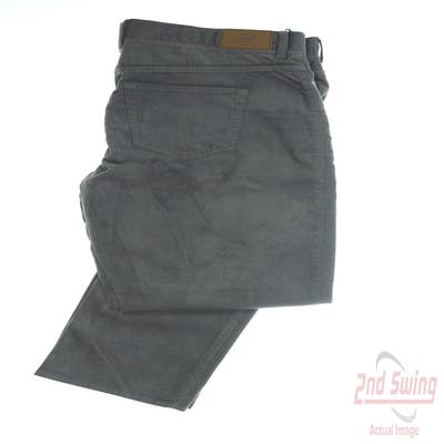New Mens Peter Millar Corduroy Pants 40 Gray MSRP $170
