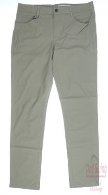 New Mens Johnnie-O Cross Country Pants 35 x34 Khaki MSRP $135