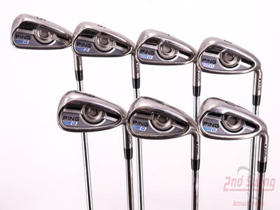 Ping 2016 G Iron Set 5-PW AW AWT 2.0 Steel Regular Right Handed Black Dot 37.0in