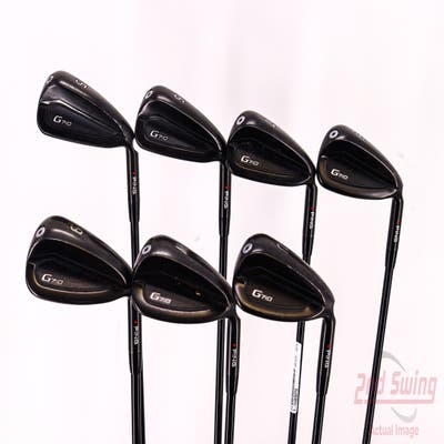 Ping G710 Iron Set 5-PW AW ALTA Distanza 40 Graphite Senior Right Handed Red dot 39.0in