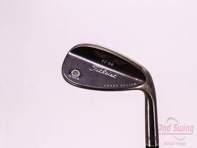 Titleist Vokey Spin Milled SM4 Black Wedge Gap GW 52° 8 Deg Bounce Project X Rifle 5.5 Steel Regular Right Handed 35.0in