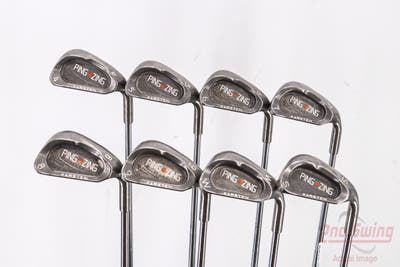 Ping Zing Iron Set 4-PW SW Ping KT-M Steel Stiff Right Handed Orange Dot 37.5in