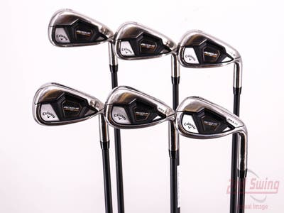 Callaway Rogue ST Max OS Lite Iron Set 6-PW SW Project X Cypher 60 Graphite Regular Right Handed 37.5in