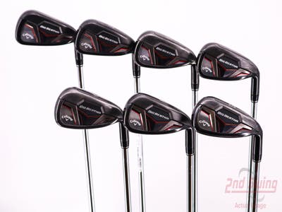Callaway 2019 Big Bertha Iron Set 6-PW AW SW Project X LZ 95 5.5 Steel Regular Right Handed 38.0in