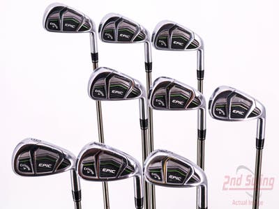 Callaway Epic Iron Set 3-PW SW UST Mamiya Recoil 760 ES Graphite Regular Right Handed 37.75in