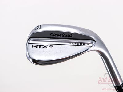 Cleveland RTX 6 ZipCore Tour Satin Wedge Lob LW 58° 6 Deg Bounce Project X Rifle 6.0 Steel Stiff Right Handed 35.5in
