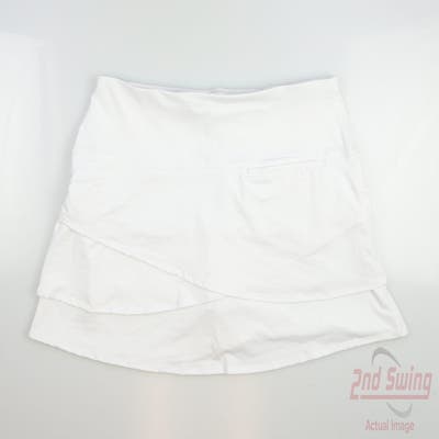 New Womens Lucky In Love Skort X-Large XL White MSRP $80
