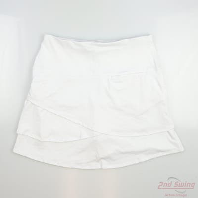 New Womens Lucky In Love Skort X-Large XL White MSRP $80