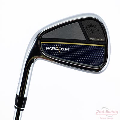 Callaway Paradym Single Iron 7 Iron True Temper Elevate MPH 95 Steel Stiff Left Handed 37.0in