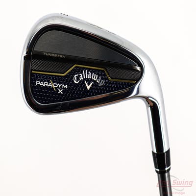 Callaway Paradym X Single Iron 7 Iron PX HZRDUS Silver Gen4 75 Graphite Stiff Right Handed 36.75in