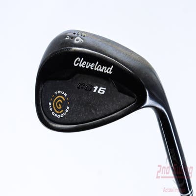 Cleveland CG16 Black Zip Groove Wedge Sand SW 56° 14 Deg Bounce Cleveland Traction Wedge Steel Wedge Flex Right Handed 35.5in