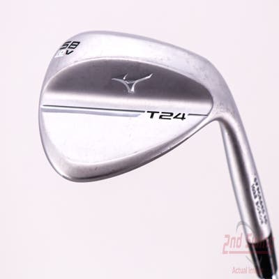 Mizuno T24 Soft Satin Wedge Lob LW 58° 10 Deg Bounce V Grind Dynamic Gold Tour Issue S400 Steel Stiff Right Handed 35.5in