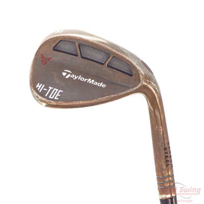TaylorMade Milled Grind HI-TOE Wedge Lob LW 58° Stock Steel Shaft Steel Wedge Flex Right Handed 36.75in