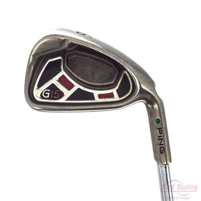 Ping G15 Single Iron 6 Iron Ping AWT Steel Regular Right Handed Green Dot 37.75in