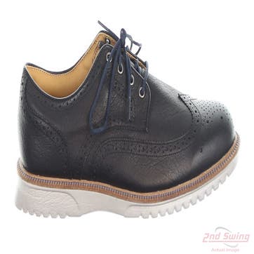 New Mens Golf Shoe Footjoy Club Casuals Wing Tip Medium 9 Black MSRP $200 79059