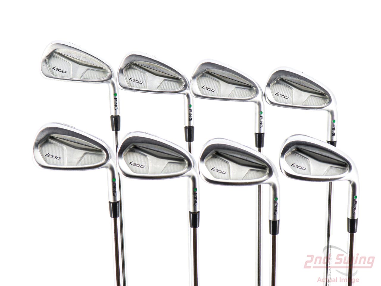 Ping i200 Iron Set 4-PW GW AWT 2.0 Steel Regular Right Handed Green Dot STD