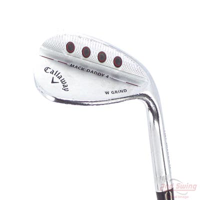 Callaway Mack Daddy 4 Chrome Wedge Lob LW 60° 12 Deg Bounce W Grind Dynamic Gold Tour Issue S200 Steel Stiff Right Handed 35.25in