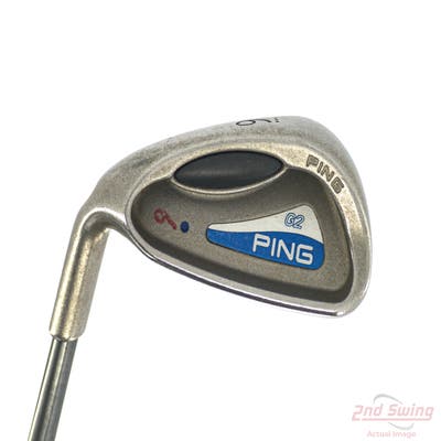 Ping G2 Single Iron 9 Iron Ping TFC 100I Graphite Regular Left Handed Blue Dot 36.25in
