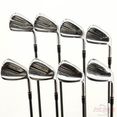 TaylorMade P-790 Iron Set 4-PW AW UST Mamiya Recoil 780 ES Graphite Stiff Right Handed +1"