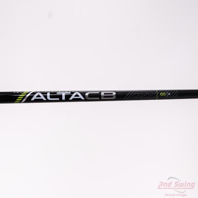 Used W/ Ping RH Adapter Ping ALTA CB 65 Black 65g Fairway Shaft Regular 41.25in