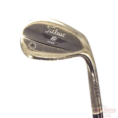 Titleist Vokey SM7 Brushed Steel Wedge Lob LW 60° 8 Deg Bounce M Grind SM7 BV Steel Wedge Flex Right Handed 36.75in
