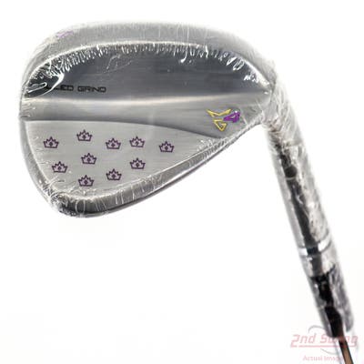 TaylorMade Milled Grind 4 Chrome Custom "Crown" Wedge 56.12 Dynamic Gold Tour Issue S400 Steel Stiff Right Handed 35.25in