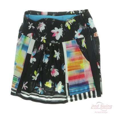New Womens Lucky In Love Skort Medium M Multi MSRP $88